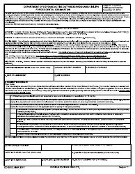 DD Form 2977 Fillable Army