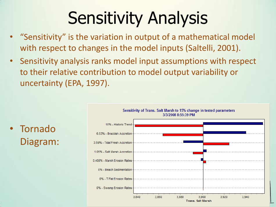 Application of Sea Level Affecting Marshes Model (Slamm) to the Georgia Coastline - Jonathan S. Clough - Georgia (United States), Page 21