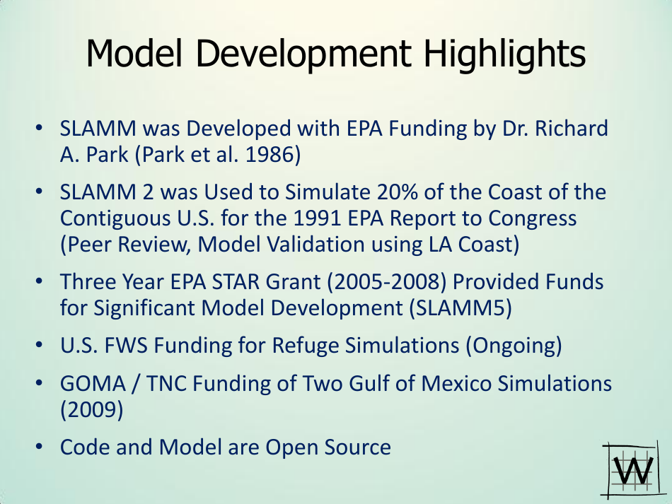 Application of Sea Level Affecting Marshes Model (Slamm) to the Georgia Coastline - Jonathan S. Clough - Georgia (United States), Page 4
