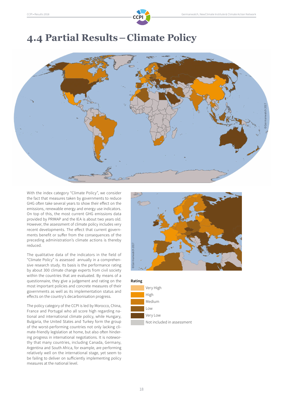 The Climate Change Performance Index Results, Page 18