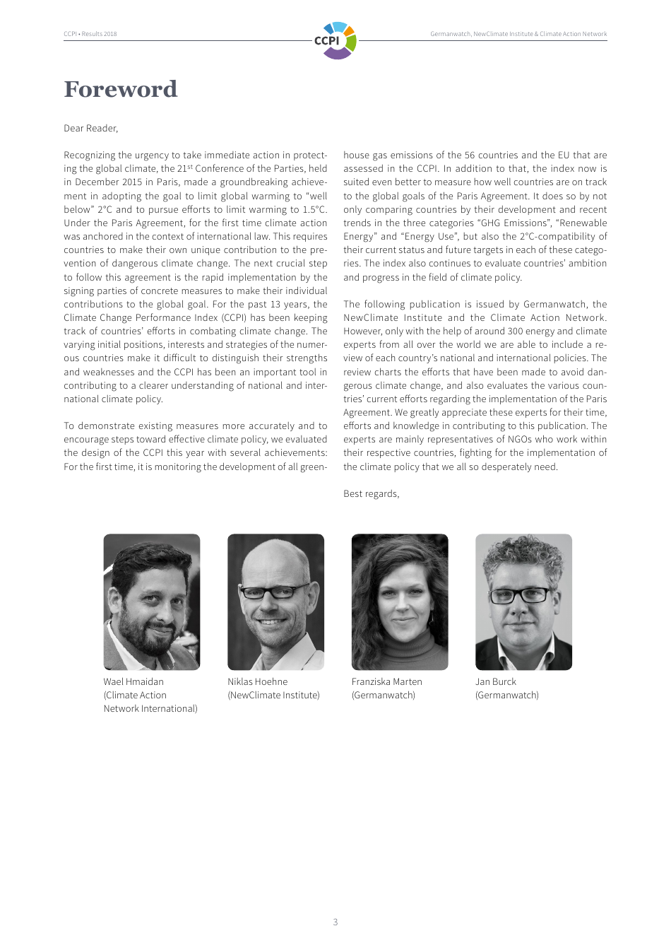 The Climate Change Performance Index Results, Page 3