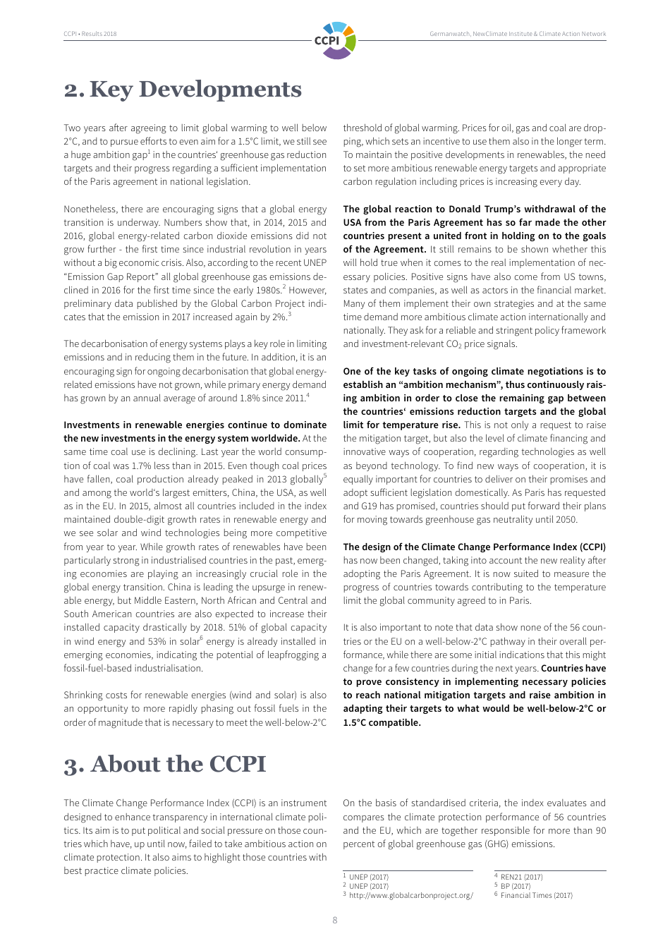 The Climate Change Performance Index Results, Page 8