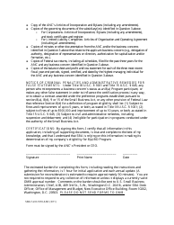 SBA Form 1010-ANC 8(A) Business Development (BD) Program Application Alaskan Native Corporation-Owned Concern, Page 3