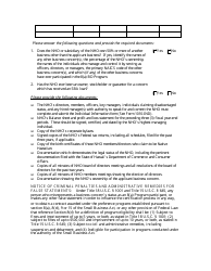 SBA Form 1010-NHO 8(A) Business Development (BD) Program Application Native Hawaiian Organization-Owned Concern, Page 2