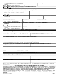 VA Form 21-530 Application for Burial Benefits, Page 4