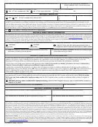 VA Form 21-526EZ Application for Disability Compensation and Related Compensation Benefits, Page 8