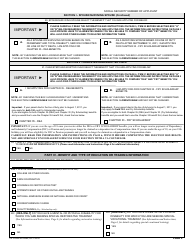 VA Form 22-5490 Dependents&#039; Application for VA Education Benefits (Under Provisions of Chapters 33 and 35, of Title 38, U.s.c.), Page 2