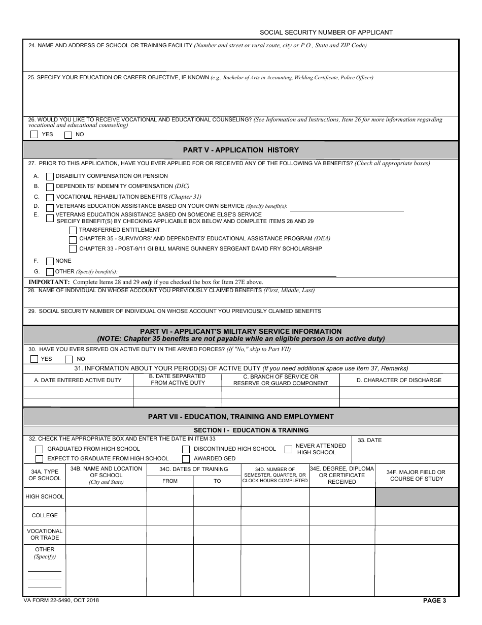 va-form-22-5490-fill-out-sign-online-and-download-fillable-pdf-templateroller