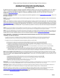 VA Form 22-5490 Dependents&#039; Application for VA Education Benefits (Under Provisions of Chapters 33 and 35, of Title 38, U.s.c.), Page 5