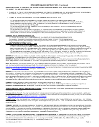 VA Form 22-5490 Dependents&#039; Application for VA Education Benefits (Under Provisions of Chapters 33 and 35, of Title 38, U.s.c.), Page 6