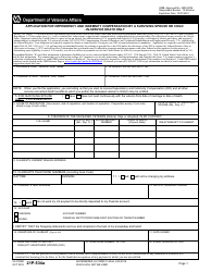 VA Form 21P-534A &quot;Application for Dependency and Indemnity Compensation by a Surviving Spouse or Child - In-Service Death Only&quot;