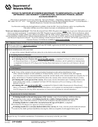 VA Form 21P-534EZ Application for DIC, Survivors Pension, and/or Accrued Benefits