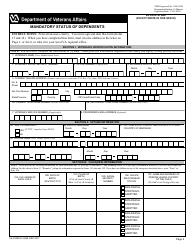 VA Form 21-0538 Mandatory Status of Dependents, Page 2