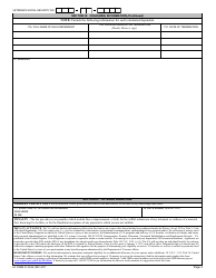 VA Form 21-0538 Mandatory Status of Dependents, Page 3
