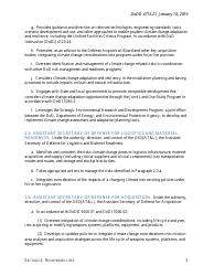 DoD Directive 4715.21 - Climate Change Adaptation and Resilience, Page 5