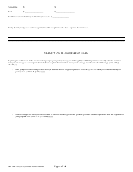 SBA Form 1450 8(A) Annual Update, Page 4
