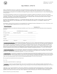SBA Form 1450 8(A) Annual Update