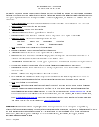 SBA Form 1149 Lender&#039;s Transcript of Account, Page 2
