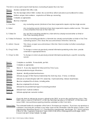 SBA Form 1062 Small Business Development Center Counseling Record, Page 2