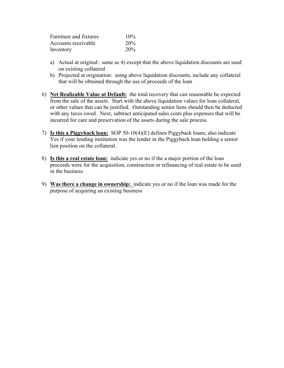 Risk Management Data Base Form, Page 3