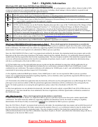 10 Tab Express Purchase Demand Kit With ARC Loan Provisions, Page 5