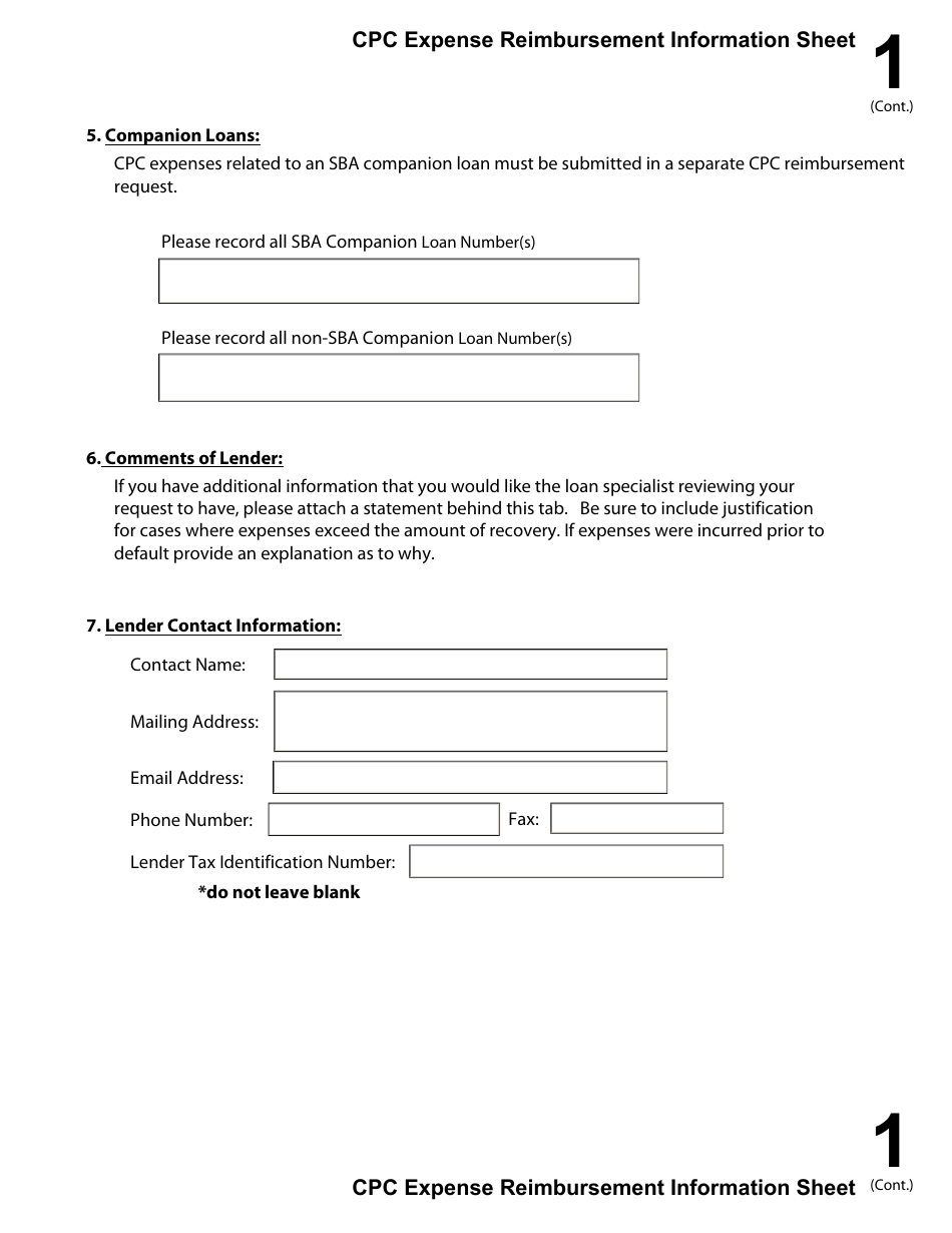 Care and Preservation of Collateral (CPC) Tabs, Page 3