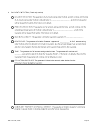 SBA Form 148L Unconditional Limited Guarantee, Page 2