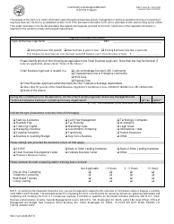 Document preview: SBA Form 2449 Community Advantage Addendum - 7(A) Pilot Program