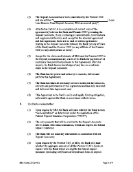 SBA Form 2230 Deposit Fund Control Agreement - Loan Loss Reserve Fund, Page 3