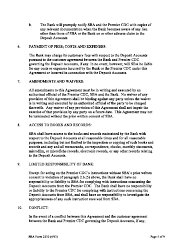 SBA Form 2230 Deposit Fund Control Agreement - Loan Loss Reserve Fund, Page 5