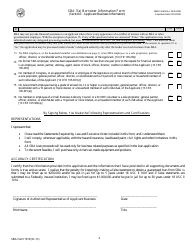 SBA Form 1919 &quot;SBA 7(A) Borrower Information Form&quot;, Page 3