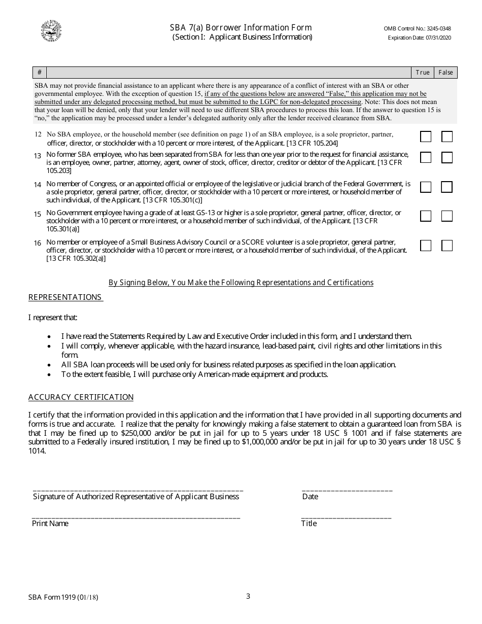 sba form 1919 pdf