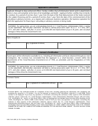 SBA Form 480 Size Status Declaration, Page 3
