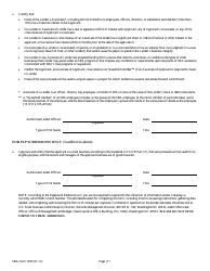 SBA Form 1920 Lender&#039;s Application for Loan Guaranty for All 7(A) Loan Programs, Page 11