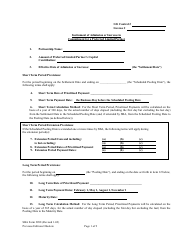 SBA Form 2098 Instrument of Admission or Increase in Commitment for a Preferred Limited Partner