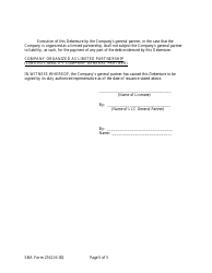 SBA Form 2162 Lmi Debenture (Ten-Year Debenture), Page 10