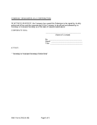 SBA Form 2162 Lmi Debenture (Ten-Year Debenture), Page 6