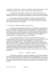 SBA Form 2163 Lmi Debenture (Five-Year Debenture), Page 2