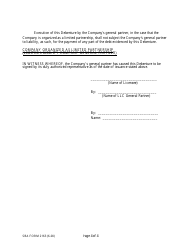 SBA Form 2163 Lmi Debenture (Five-Year Debenture), Page 9