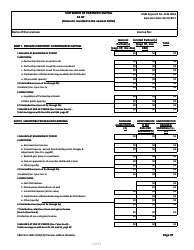 SBA Form 468.2 Partnership Annual Financial Report, Page 7