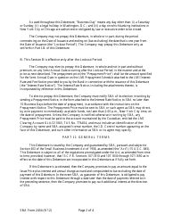 SBA Form 2434 Annex 3-A Energy Saving Debenture, Page 2