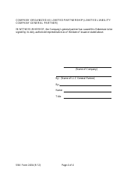 SBA Form 2434 Annex 3-A Energy Saving Debenture, Page 4