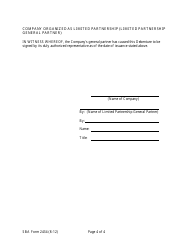SBA Form 2434 Annex 3-A Energy Saving Debenture, Page 5