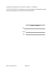 SBA Form 2434 Annex 3-A Energy Saving Debenture, Page 6