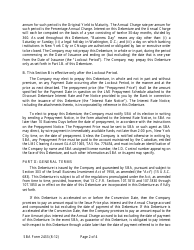 SBA Form 2433 Annex 3-B Energy Saving Debenture, Page 2