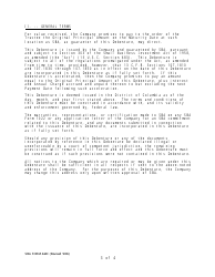SBA Form 444C Debenture Certification Form, Page 3