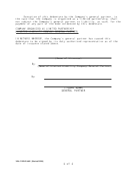 SBA Form 444C Debenture Certification Form, Page 9