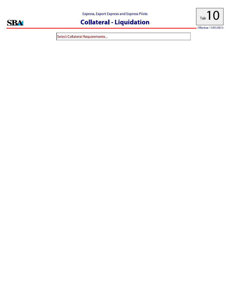 Guaranty Purchase Package Tabs - Express, Export Express and Express Pilots, Page 16