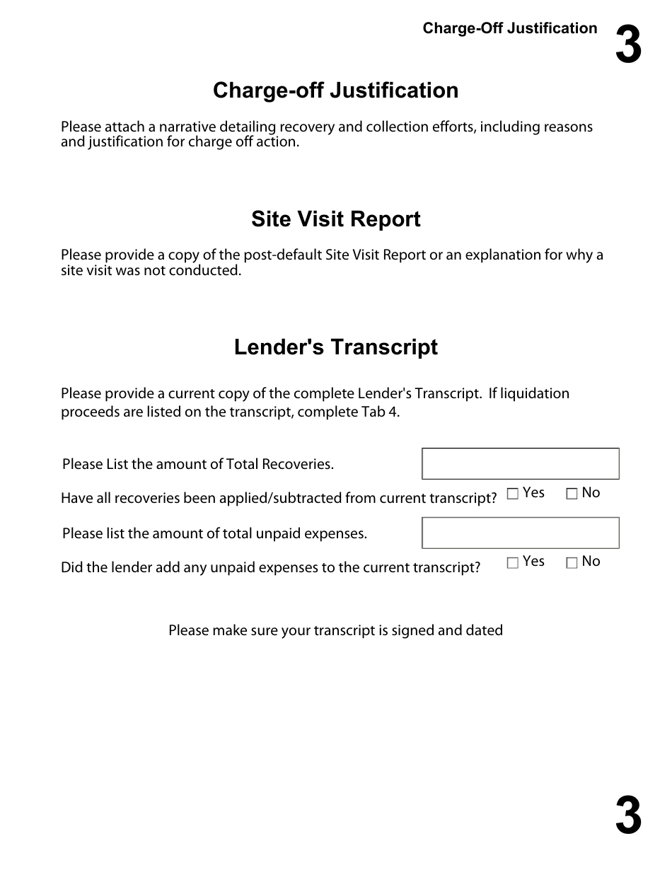 Charge-Off Tabs, Page 4