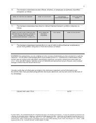 SBA Form 856 Disclosure Statement - Leveraged Licensees, Page 2